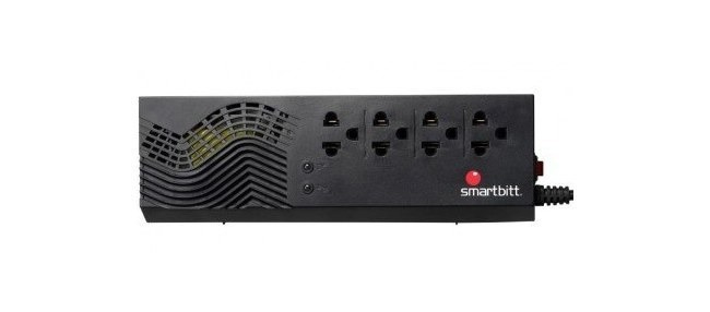 Regulador Smartbitt Sbavr1200S 4 Contactos 1200Va 600W Negro