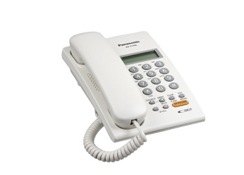 Teléfono Digital Panasonic Kx-T7705X Blanco, Lcd, Pared