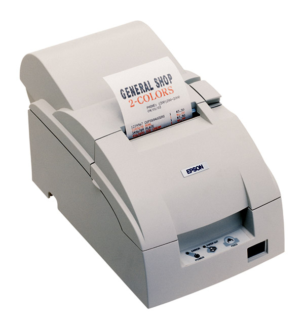 Mini Impresora Matriz Epson Tm-U220B-603,Serial, Blanca (C31C514603)