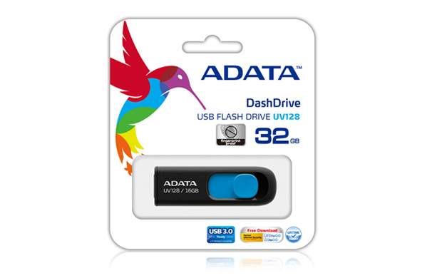 Memoria Flash Usb Adata Negro 128 Gb Usb 3.0 Auv128-128G-Rbe