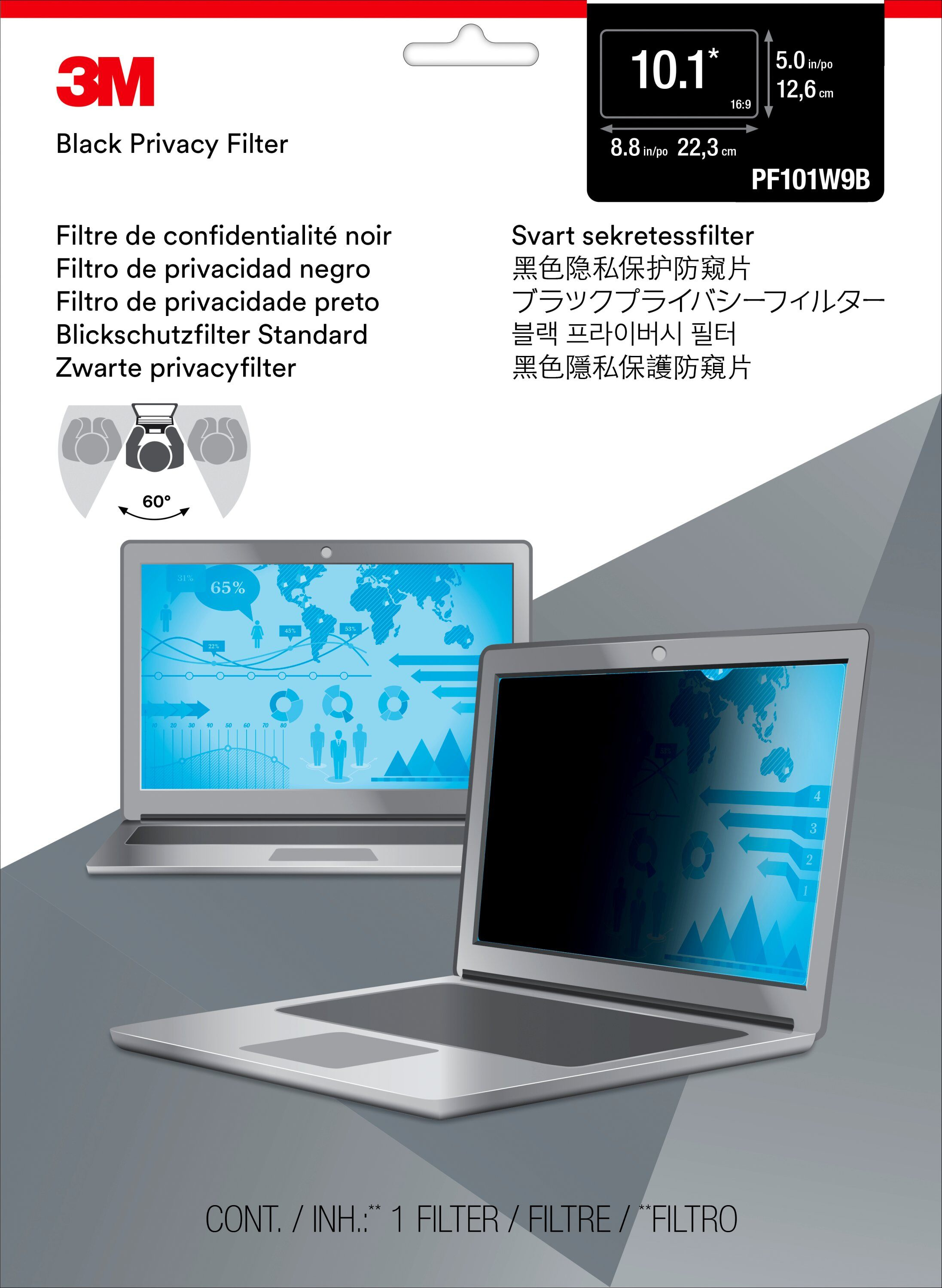Filtro De Privacidad 3M Para Laptop 17.0" Relacion Aspecto 16:10