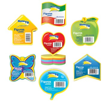 Notas Adhesivas Janel Memo Tip Corazon 3X3 Paq C/25 Pz0