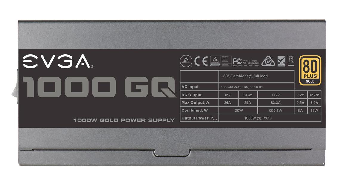 Fuente De Poder Evga 210-Gq-1000-V1 1000W Gq Series