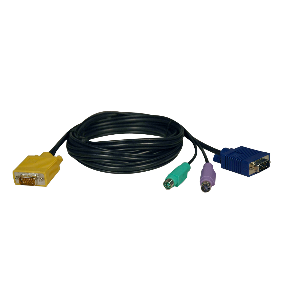 Cable Vga Tripp Lite Hd15 Macho A Hd15 Macho / (X2) Minidin6 M 1.8M