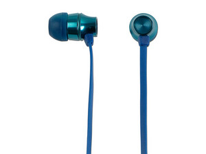 Audifonos Acteck In-Ear Con Microfono Metalicos Color Azul Mb-02018