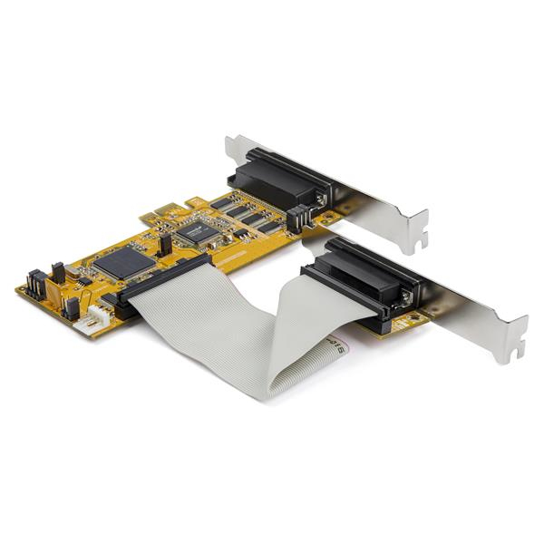 Tarjeta Serial Rs232 Startech Pcie 8 Puertos Bajo Perfil Pex8S1050Lp