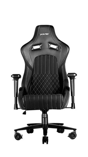 Silla Gamer Kultec Serie Gt Blanco Vinipiel/Tela Reclinablekltg-0400