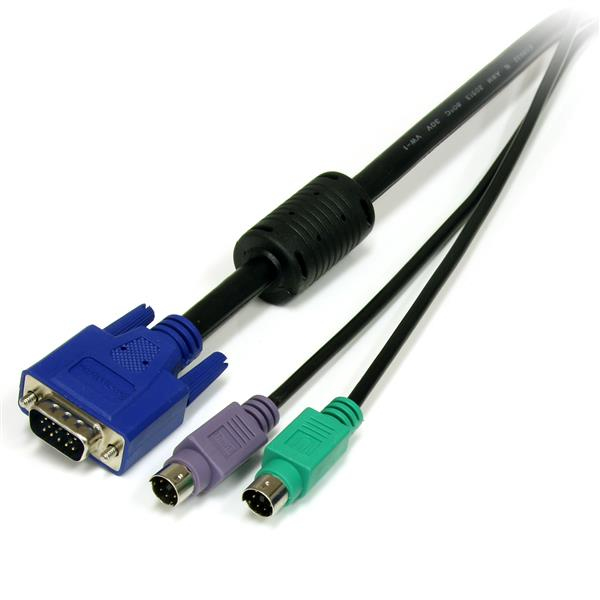 Cable Kvm 3 En 1 De 1.8M Ps/2   Hd-15 Vga  Startech Svps23N1_6