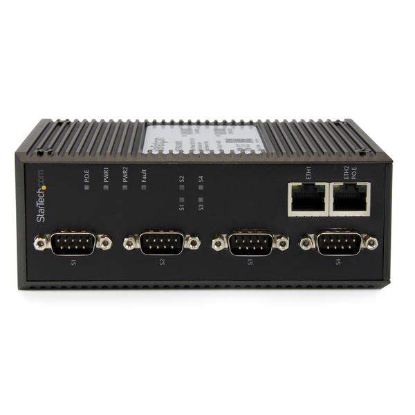 Servidor Dispositivo 4Pto Serial Rs232 422 485 Startech Netrs42348Pd