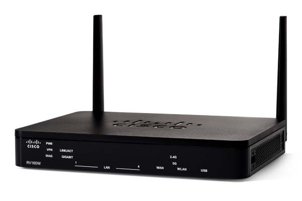 Router Inalambrico Cisco Rv160W 10/100/1000 Mbps Externo 2 Negro