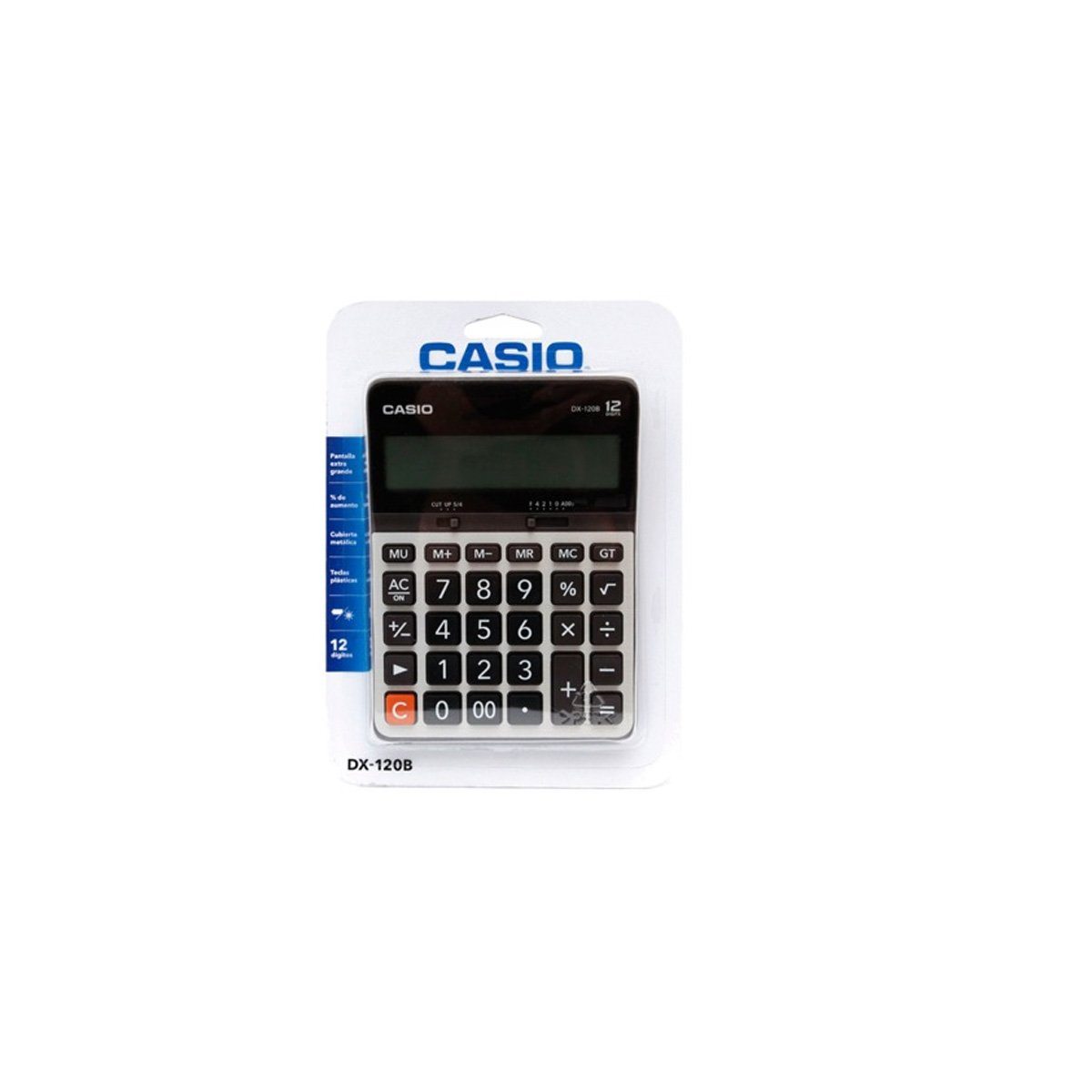 Calculadora Básica Casio 12 Dígitos Dx-120B-S-Mc