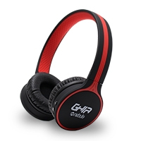 Audifonos Bluetooth Ghia Nebula 300Mah Roja Gac-104