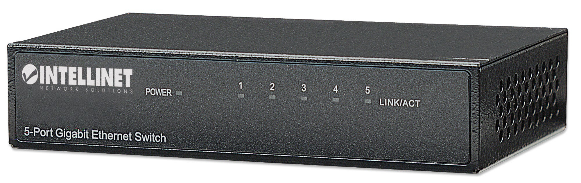 Switch Intellinet 5 Puertos Rj45 Gigabit Escritorio Metal 530378