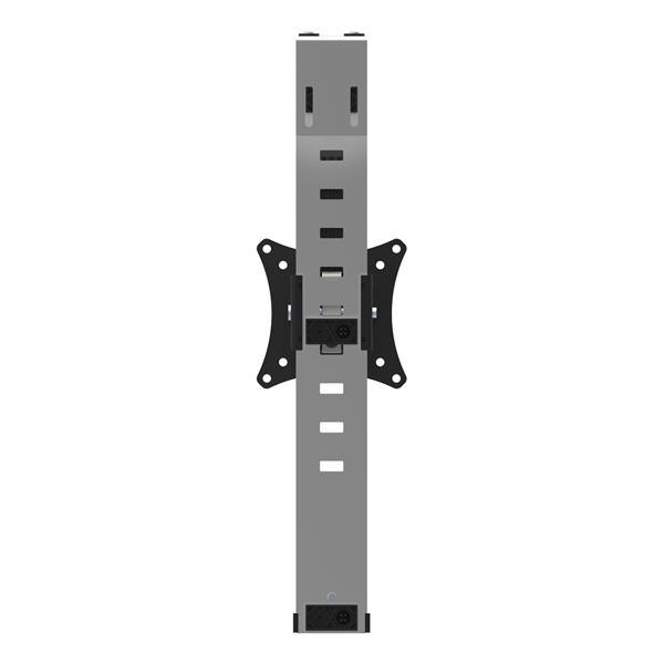 Base De Pantalla Para Cubiculo Con Ajuste De Altura Y En Acero