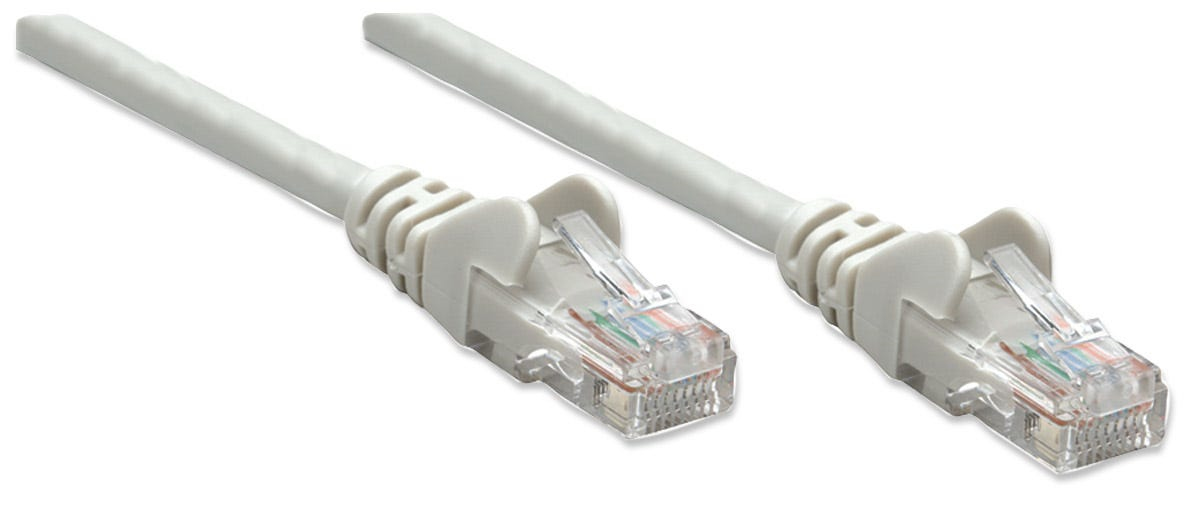 Cable Patch Cat6 7.6M(25.0F) Utp Gris Intellinet 336758