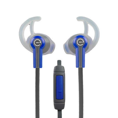 Audifonos Deportivos In-Ear Easy Line 3.5M 1Mt Azul/Gris El-995210