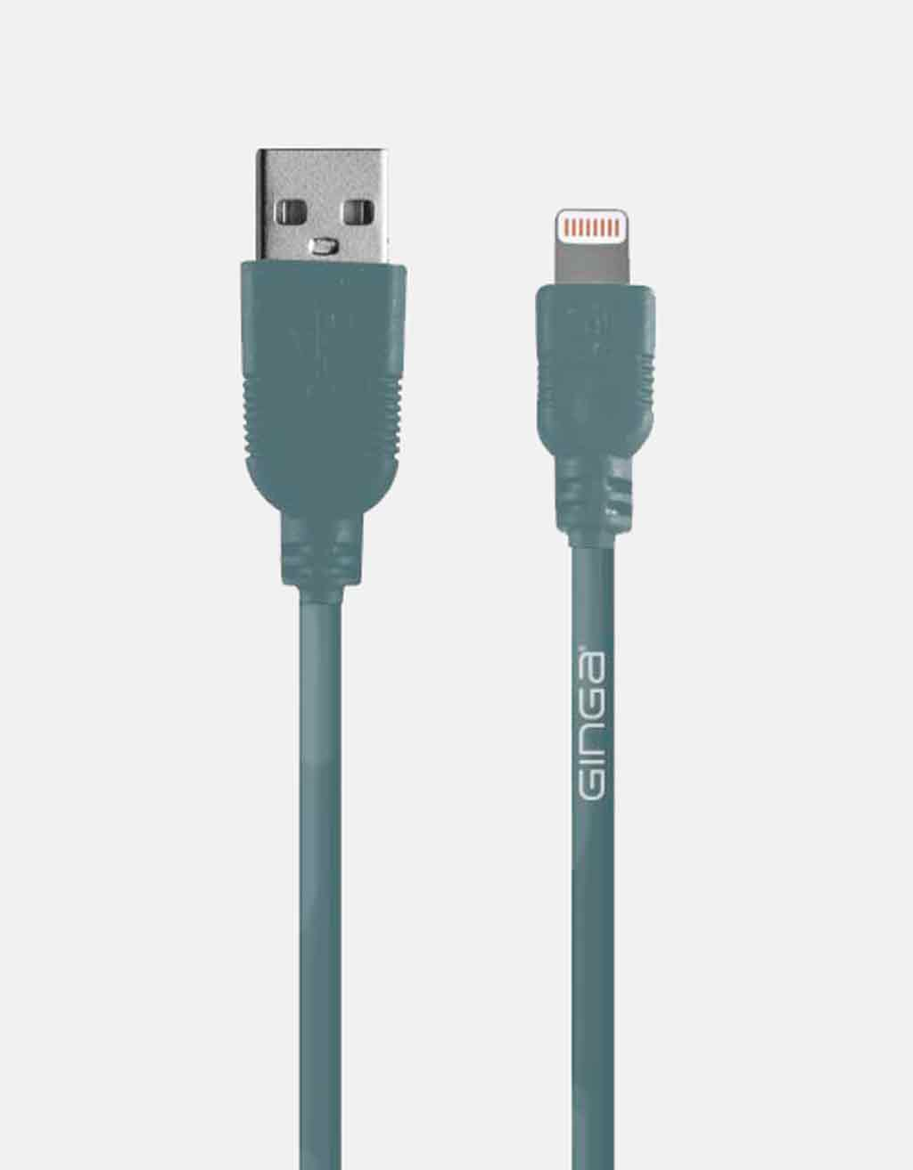 Cable Para Iphone Ginga Go17Cab02Iph-Pg Color Gris 1 Metro