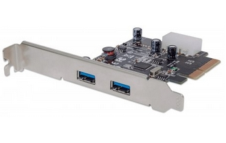 Tarjeta Usb Manhattan Pcie Usb 3.1 2 Puertos 151795