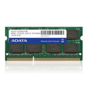 Memoria Sodimm Ddr3 Adata 4 Gb 1333Mhz (Ad3S1333C4G9-S)