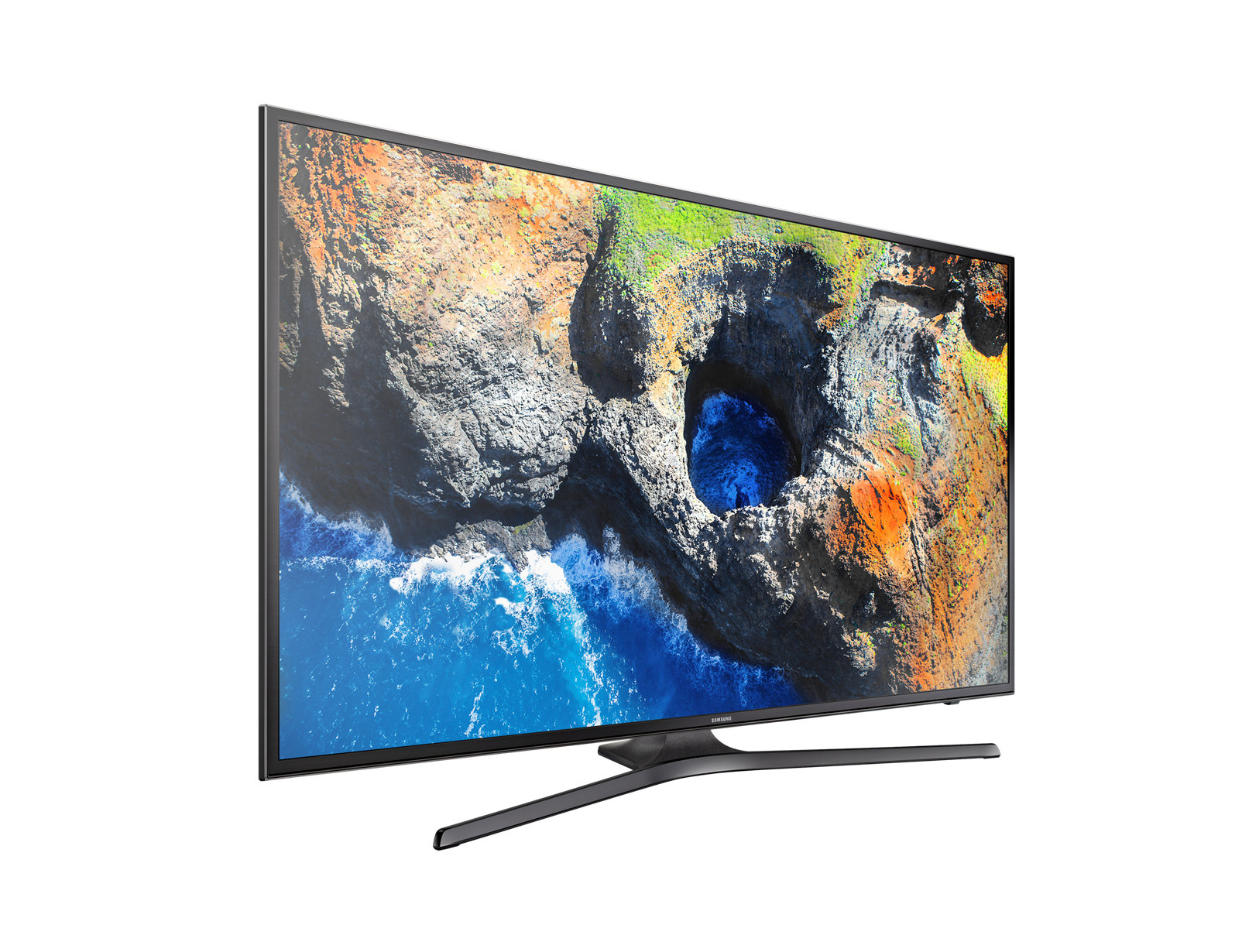 Pantalla Samsung Un55Mu6100Fxzx, 55", 3840 X 2160 Pixeles, Negro