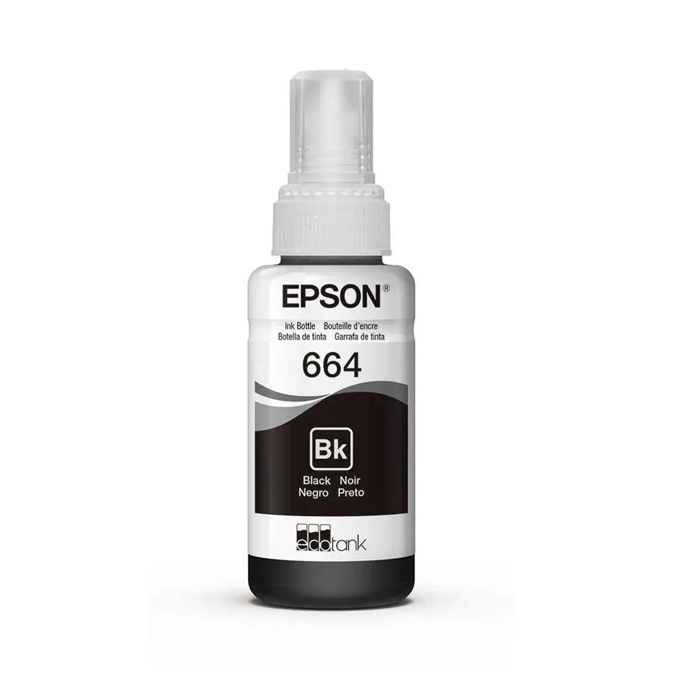 Botella Tinta Epson 664 T664120 Negro