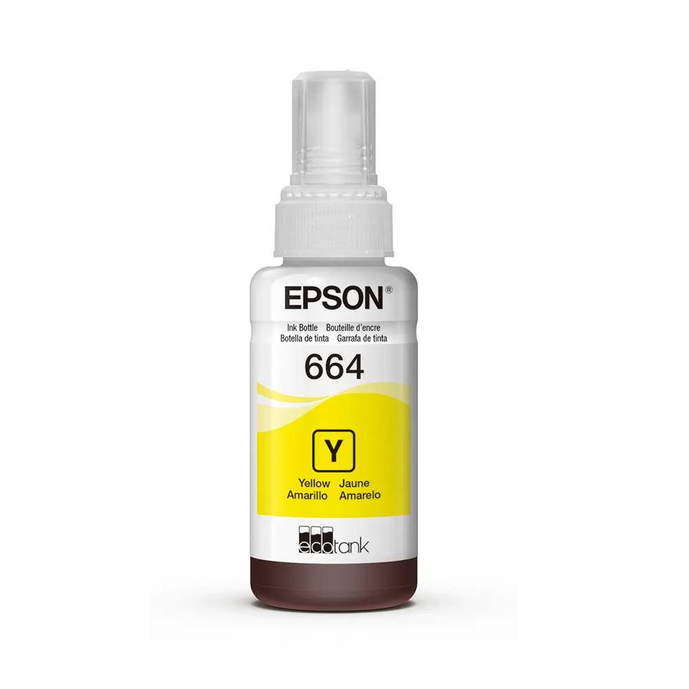 Botella Tinta Epson 664 T664420 Amarillo