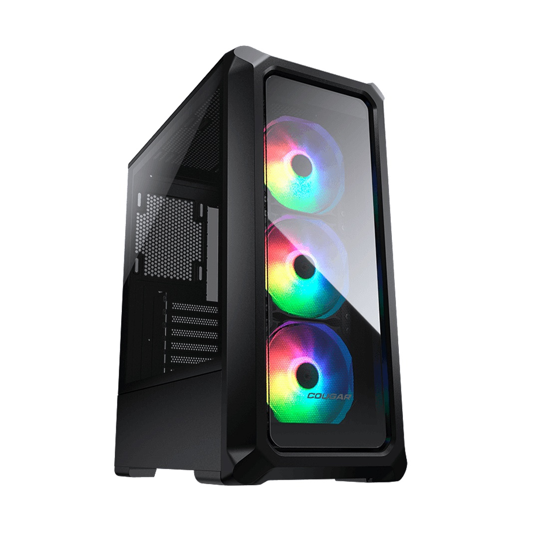 Gabinete Gamer Cougar Archon 2 Rgb Midi-Tower Atx 3X Ventiladores Argb Negro 385Cc50.0003