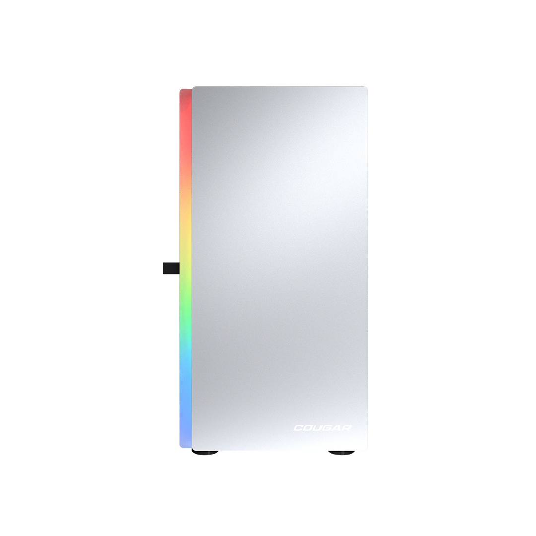 Gabinete Gamer Cougar Purity Rgb Mini-Tower Micro-Atx Mini Itx Ventilador Argb Blanco 385Pc40.0002