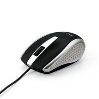 Mouse Verbatim Optico Usb Bravo Para Win/Mac Plata/Negro 99741