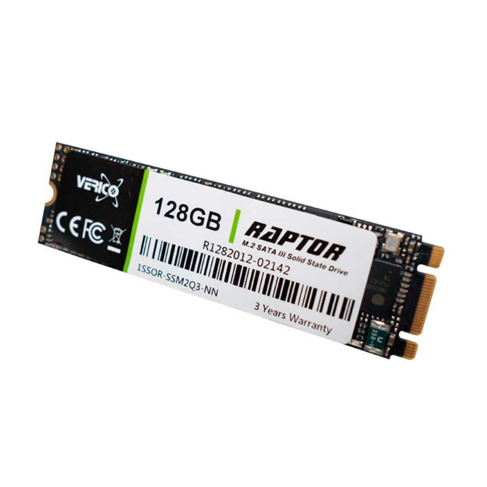 Ssd M.2 Verico (1Ssor-Ssm2Q3-Nn) Raptor 128Gb Sata 2280 3Dnand