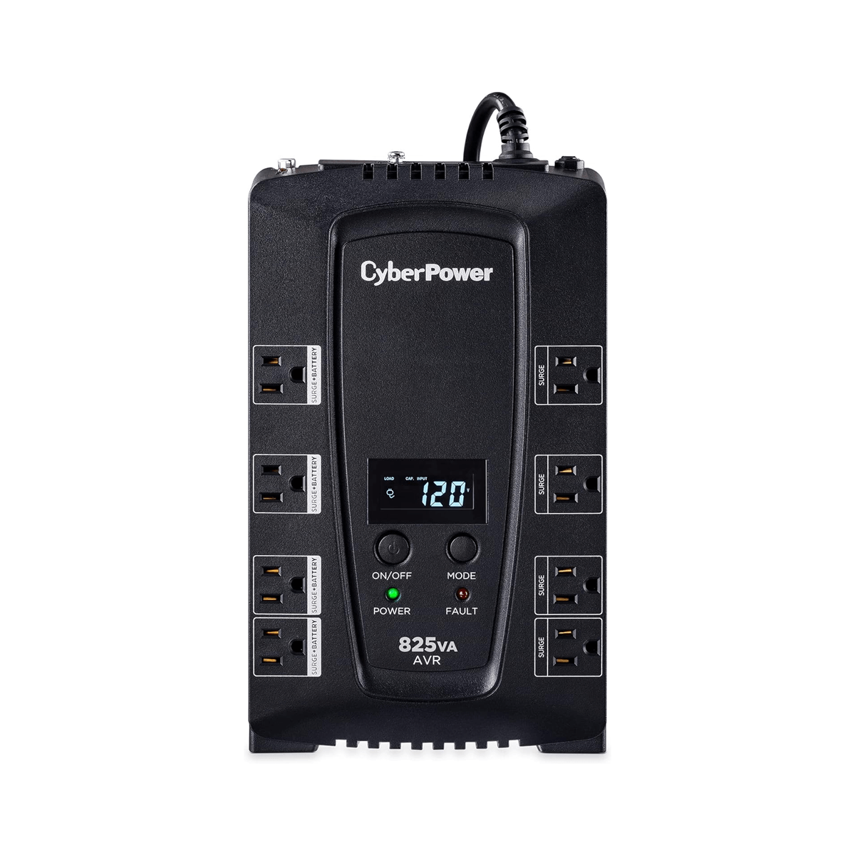 No Break Ups Cyberpower Cp825Avrlcda 825Va 450W 8X Contactos Nema 5-15R Color Negro