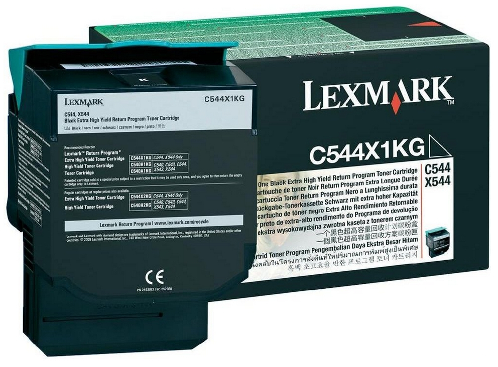 Toner Lexmark C544X1Kg Negro 6000 Paginas