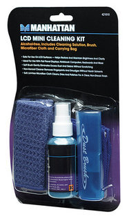 Limpiador Para Pantallas Manhattan, 60 Ml, Brocha Y Micro Fibra 421010