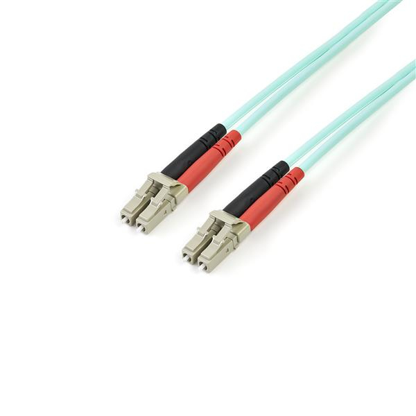 Cable Fibra Duplex Startech.Com 3 Mts Multimodo Om4100Gb Azul