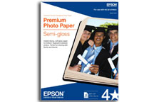 Papel Epson Premium Semigloss Photo 20 Hojas - Carta 8.5" X 11"