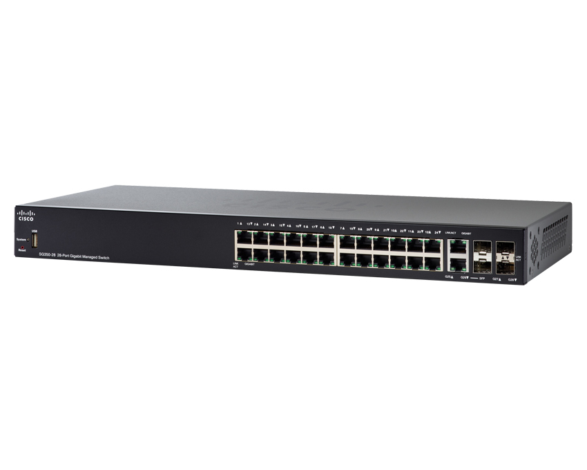 Switch Cisco Sf350-24-K9-Na Switch 24 Puertos 10/100/1000
