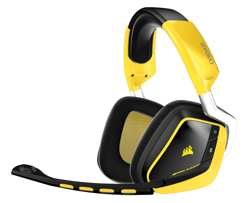 Headset Corsair Void Dolby 7.1 Wireless Yellowjacket Ca-9011135-Na