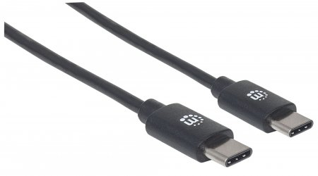 Cable Usb Manhattan Tipo C 3.0 Mts Negro V2.0 354882