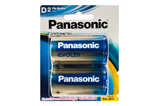 Bateria Alcalina Panasonic Lr20Egl/2B 2 Pilas Tamaño D 1.5V