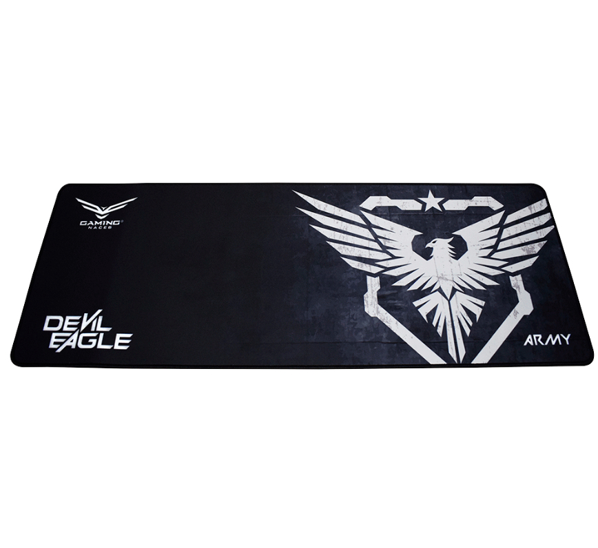 Mousepad Gamer Naceb Devil Eagle Xl 80X30 Cm Negro Estampado Na-0956