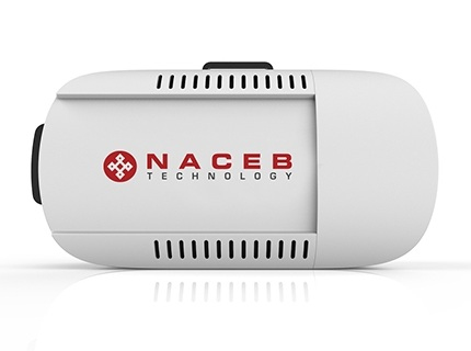 Lentes De Realidad Virtual Naceb Technology Smartph 6" Neg-Blan Na-624
