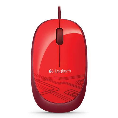 Mouse Logitech 910-002959 M105 Rojo Alambrico Usb