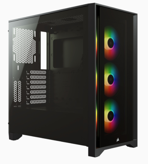Gabinete Corsair Icue 4000X Rgb Black Tg Atx Cc-9011204-Ww