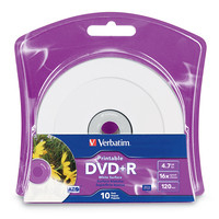Disco Dvd+R Verbatim 96940 4.7Gb 10 Piezas 16X Imprimible Blanco