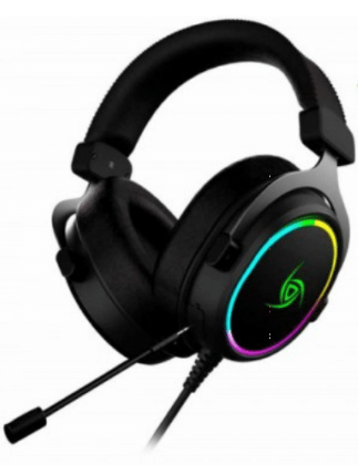 Diadema Gamer Vsg Singularity Negro Audio 7.1 Usb Rgb Vg-Hp726-Blk