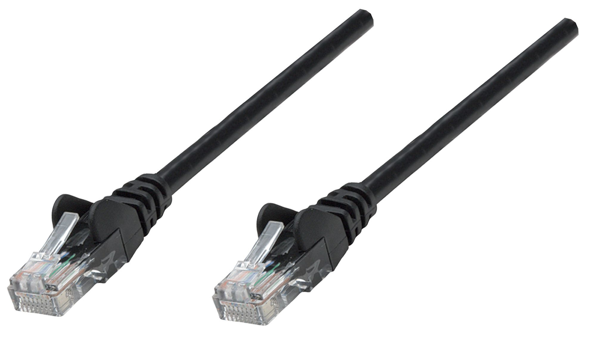 Cable De Red Cat6A S/Ftp Intellinet 741521-0.9 M Rj-45 Rj-45 M/M Negro