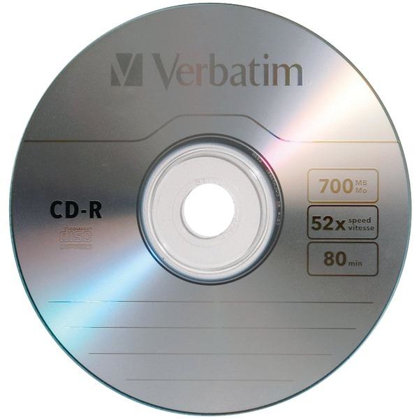 Cd-R Verbatim 52X 700Mb 80Min Grabable Sobre Individual 96298