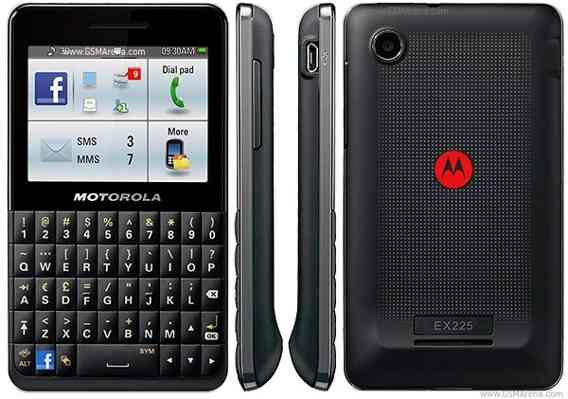 Celular Motorola 3-G Ex225 Negro