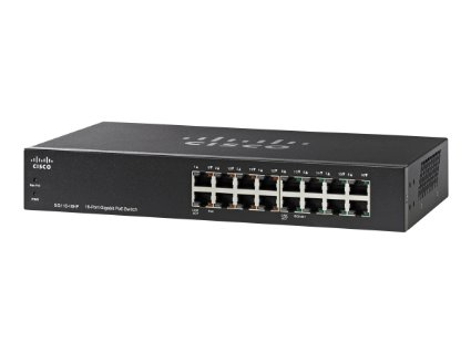 Switch Cisco Gigabit Ethernet Sg110-16Hp Poe 16 Puertos 32 Gbit/S