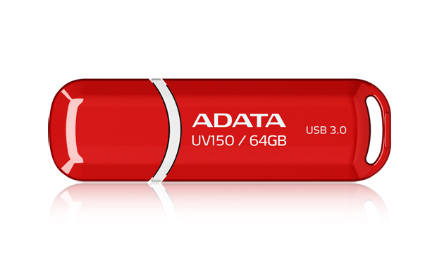 Memoria Flash Adata Uv150 64Gb Usb 3.0 Roja (Auv150-64G-Rrd)